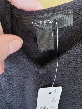 J. Crew Women's  Black V-Neck Sweater